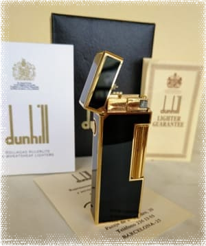 Mechero Dunhill con su caja y papeles da más valor